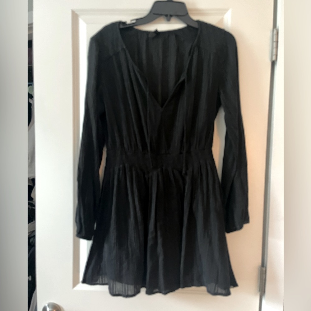 Volcom black long sleeve dress